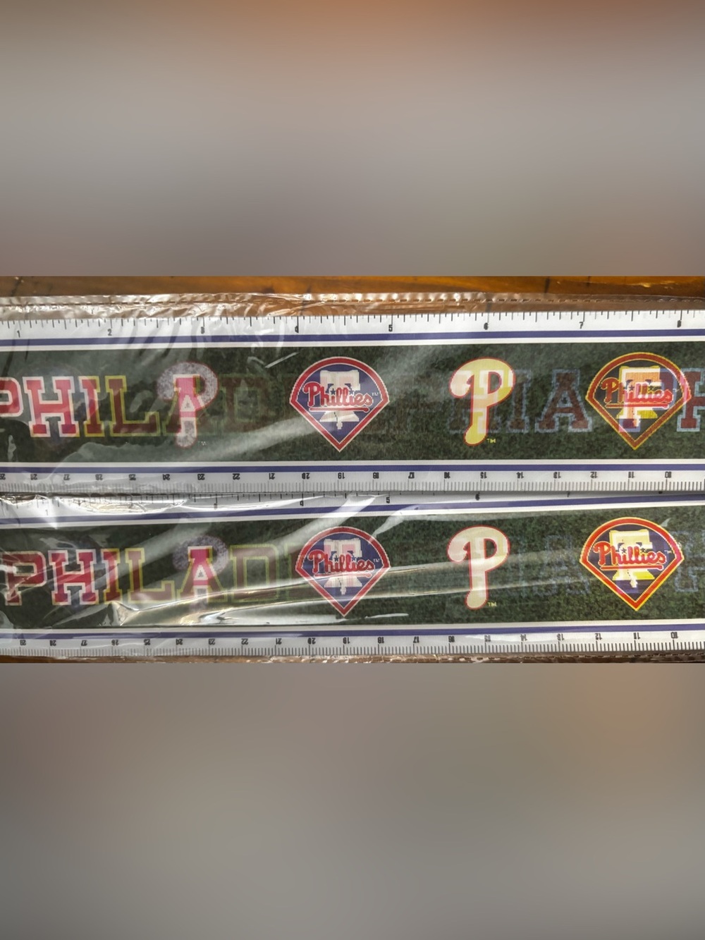 MLB Philadelphia Phillies Flexible  3-D Ruler Set (2)